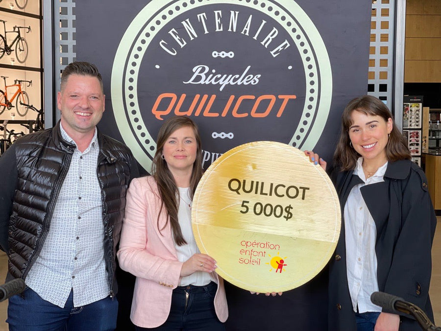 Gran Fondo Opération Enfant Soleil: Bicycles Quilicot pédale pour une bonne cause