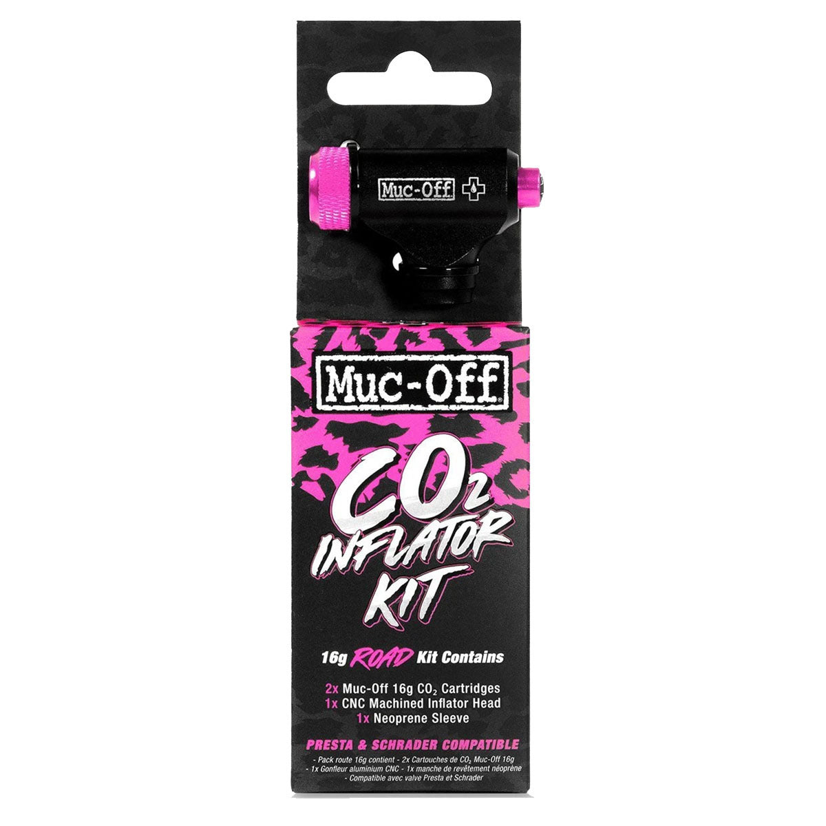Detendeur co2 mucc-off 25g avec filets