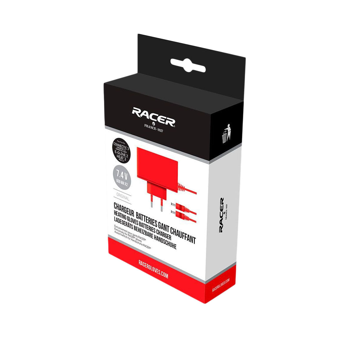 Chargeur pour gant chauffant racer