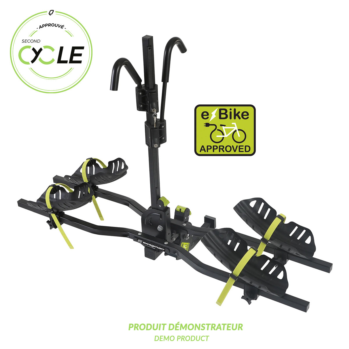 Support à vélos électriques Swagman Current 2 vélos boite ouverte
