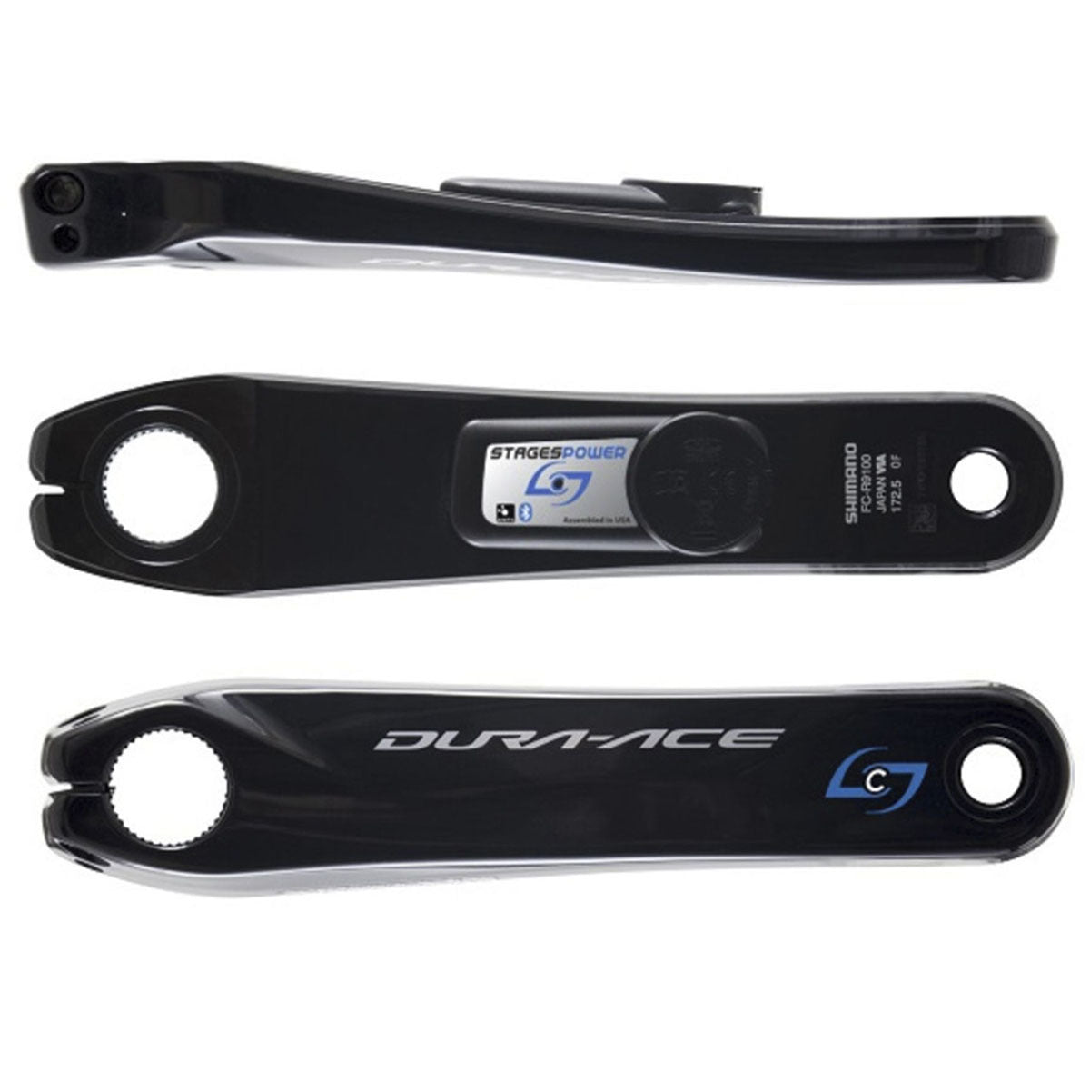 Capteur de puissance Stages Cycling Shimano Dura-Ace R9100 (manivelle gauche)