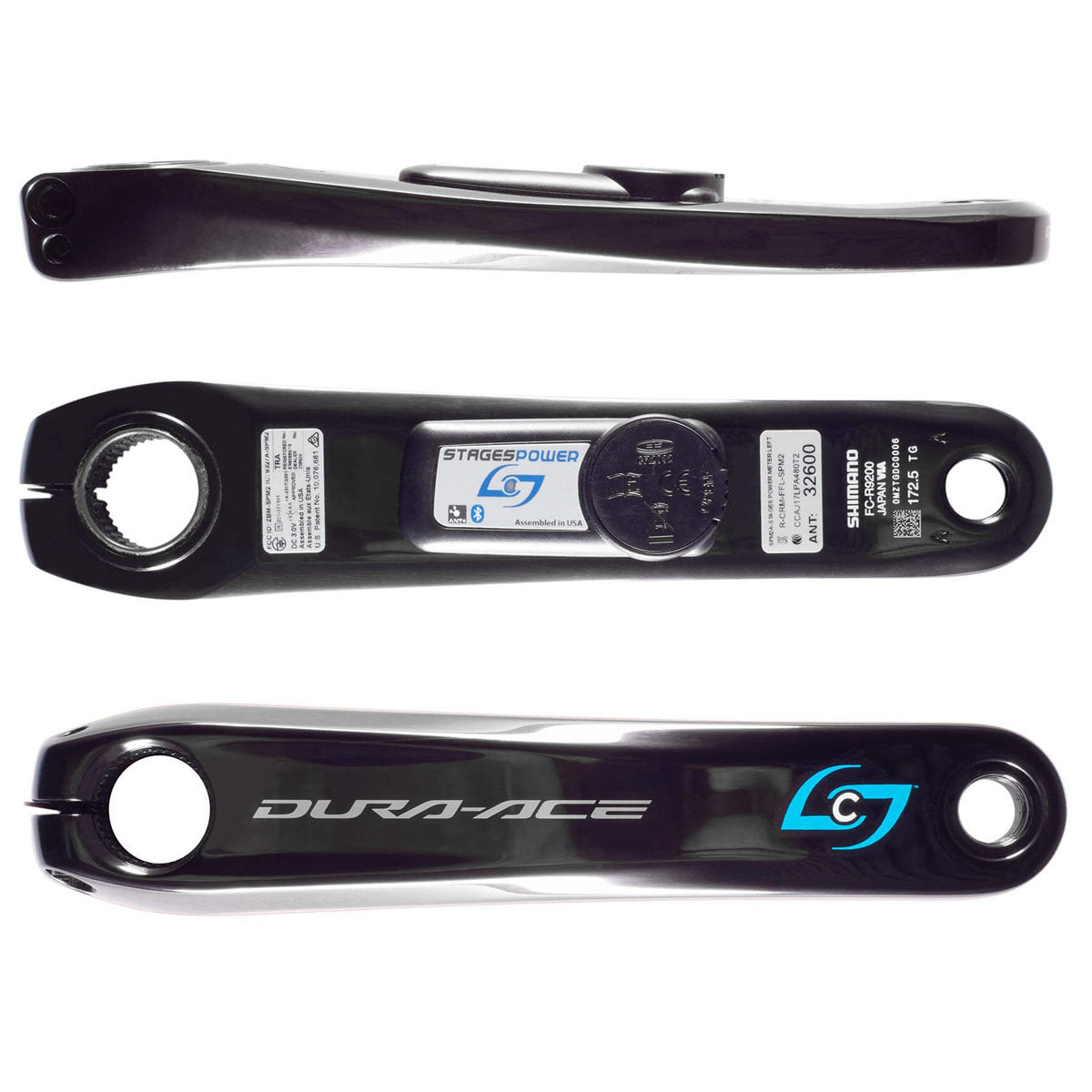 Capteur de puissance Stages Cycling Shimano Dura-Ace R9200 (manivelle gauche)