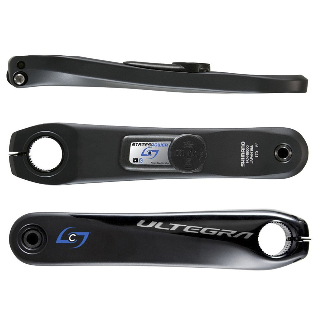 Capteur de puissance Stages Cycling Shimano Ultegra R8000 (manivelle gauche)