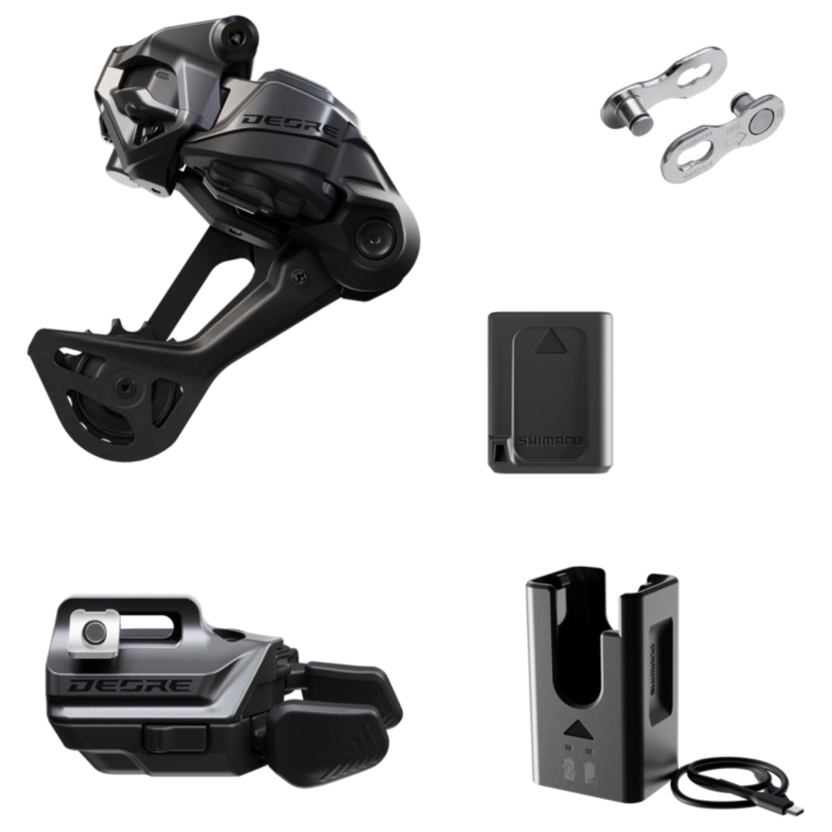 Ensemble de pièce Shimano Deore M6250 cage longue avec manette de vitesse I-Spec