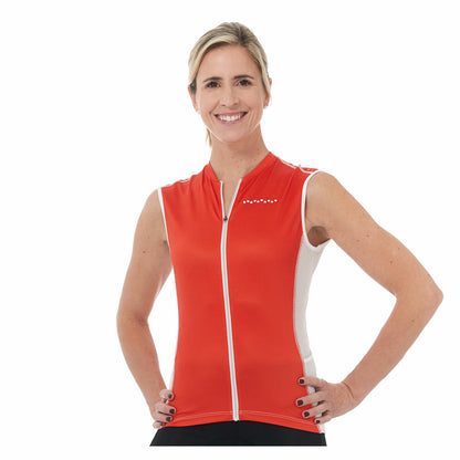 MAILLOT JOLIERIDE SANS MANCHE POIS