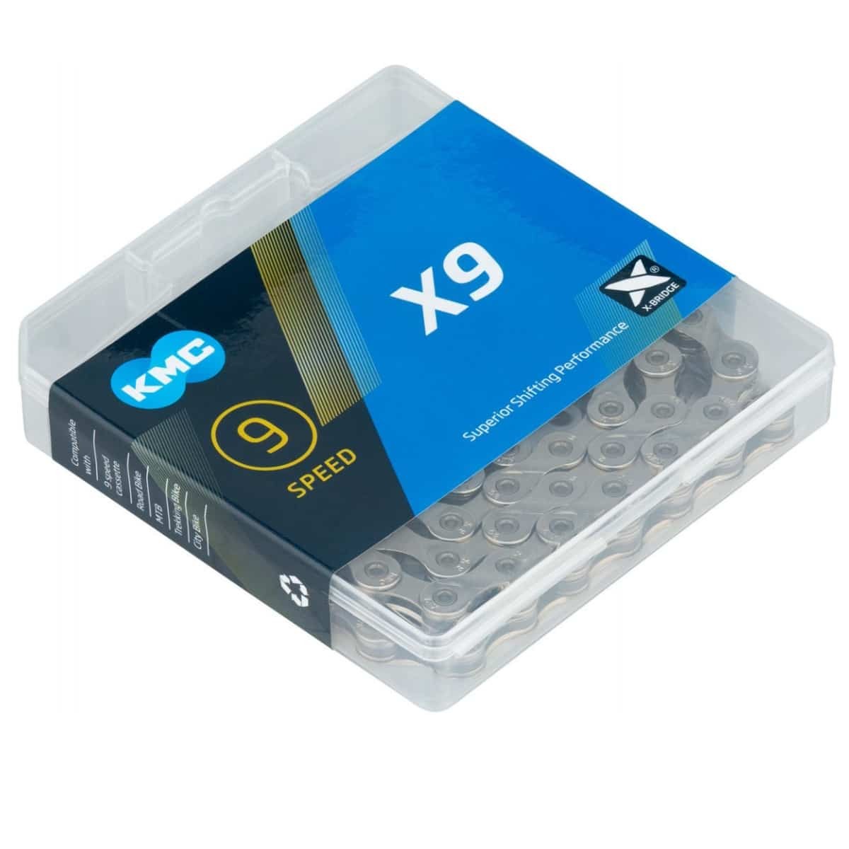 KMC X9 - 9 SPEED CHAIN