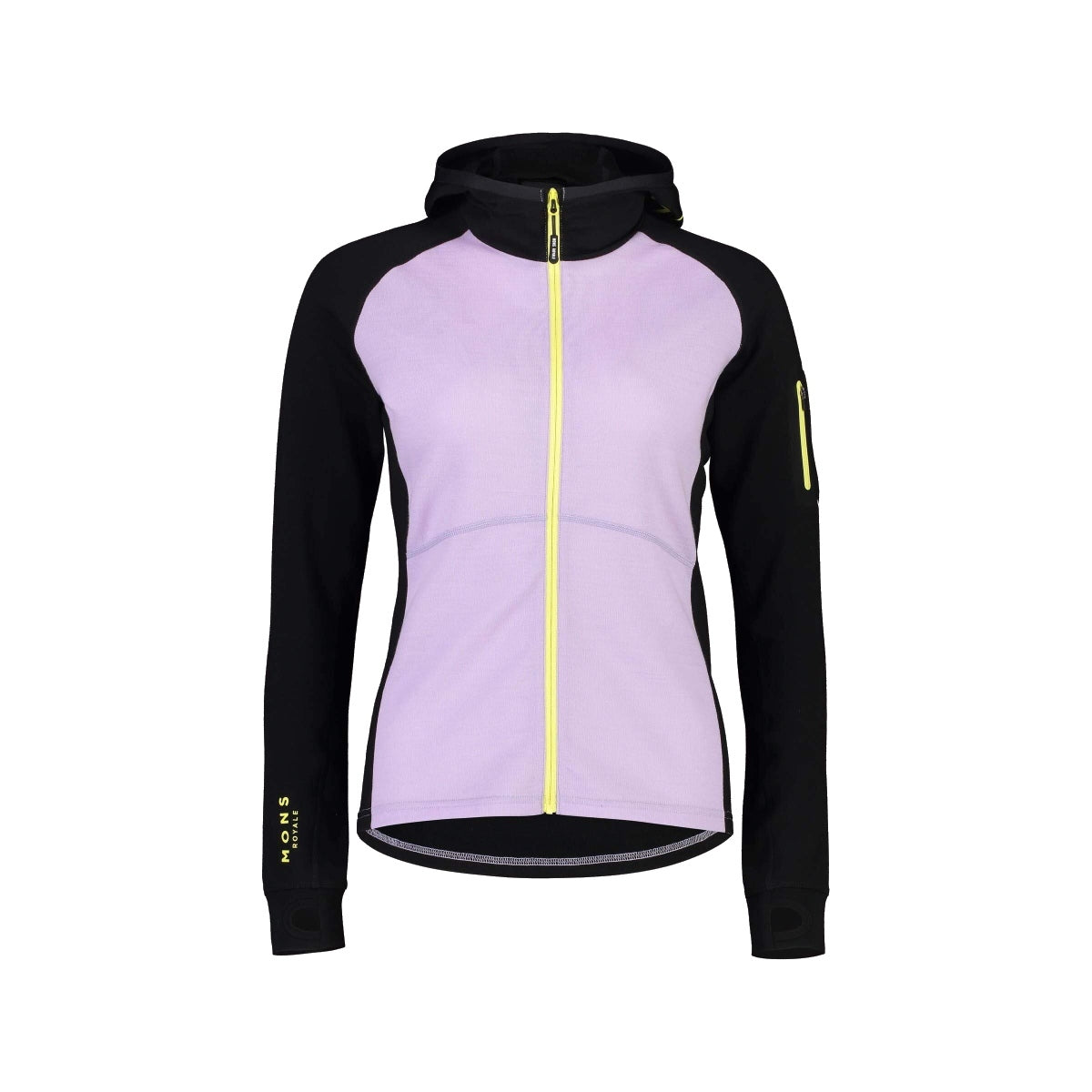 VESTE A CAPUCHE MONS ROYALE ASCEND MIDI