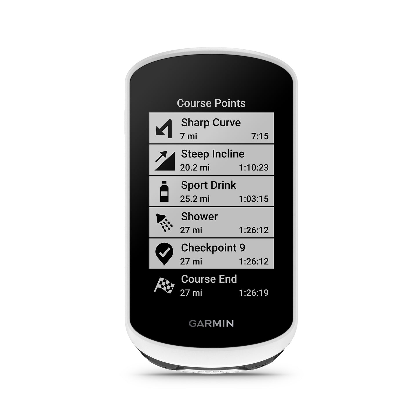 Cyclomètre Garmin Edge Explorer 2 Power ensemble blanc