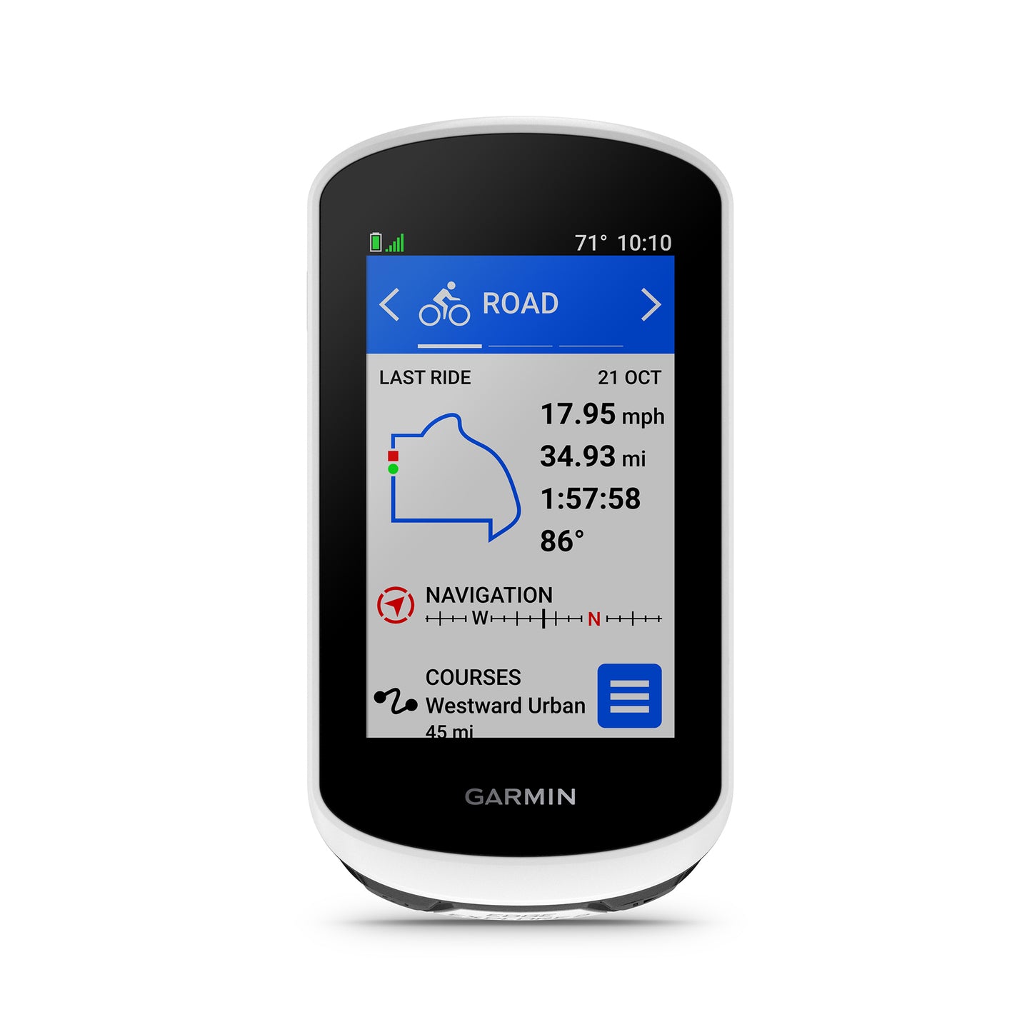 Cyclomètre Garmin Edge Explorer 2 Power ensemble blanc
