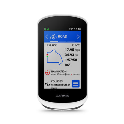 Cyclomètre Garmin Edge Explorer 2 Power ensemble blanc