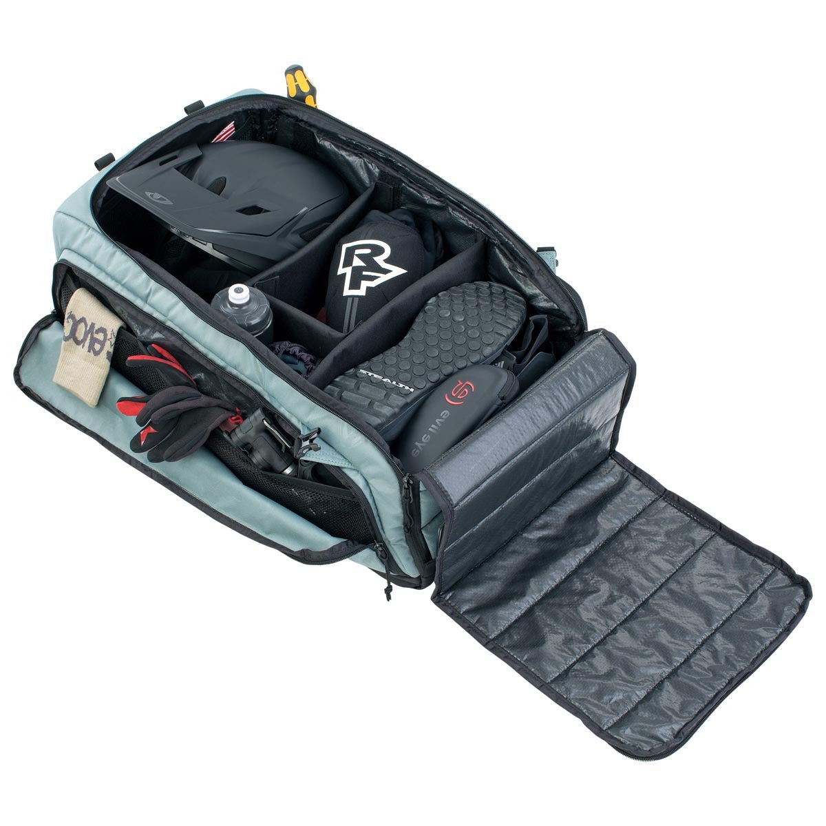 Sac de voyage Evoc gear bag 55 litres gris acier
