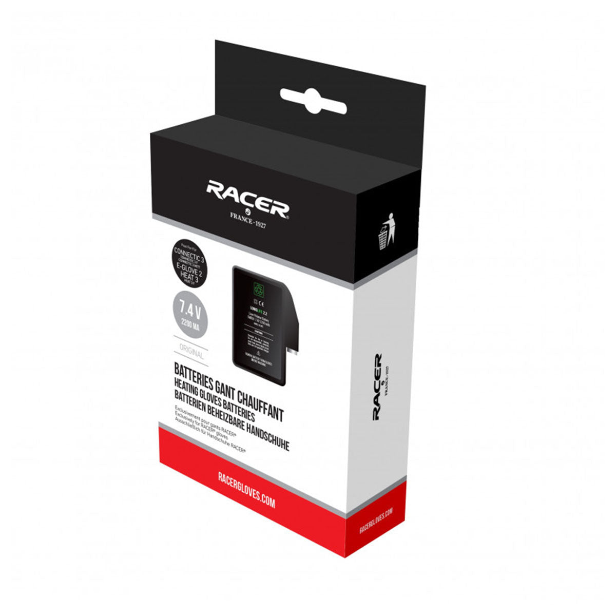 Batterie pour gant chauffant racer