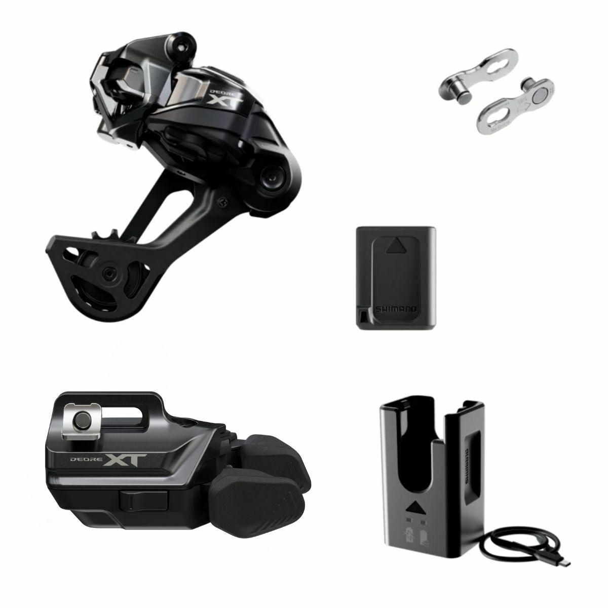 Ensemble de pièce Shimano XT M8250 cage courte avec manette de vitesse I-Spec