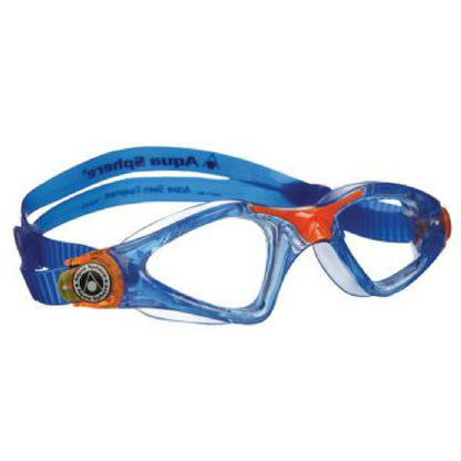 Lunette de natation aquaspere Kayenne jr. clear lens - bleu/orange