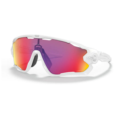 Lunettes Oakley Jawbreaker blanc poli prizm road