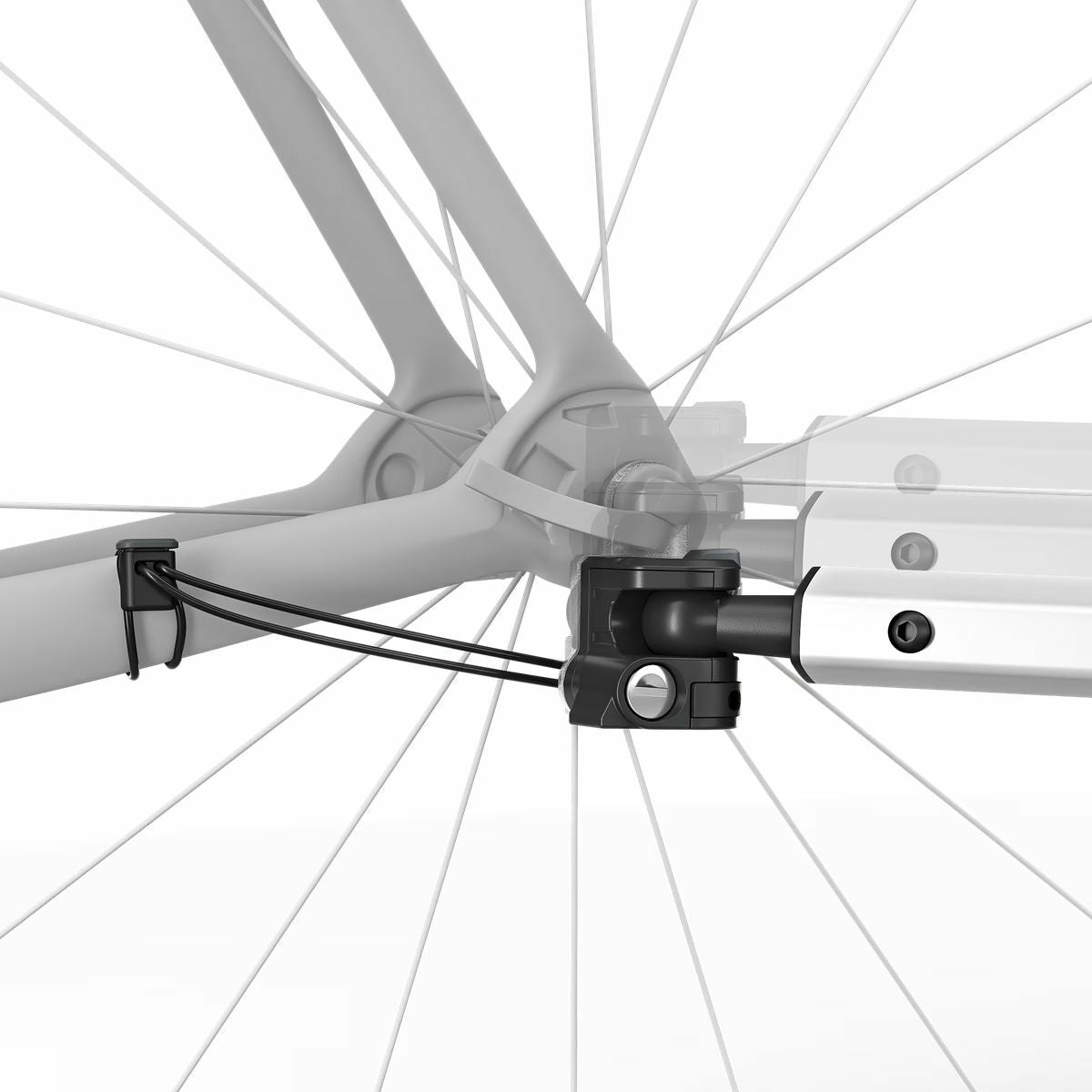Axe traversant ezHitch pour remorque Thule Chariot 2024 avec déblocage rapide
