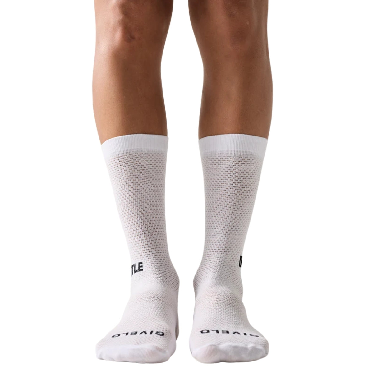 Chaussettes Givelo Ultra Don't settle blanc