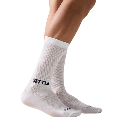 Chaussettes Givelo Ultra Don't settle blanc
