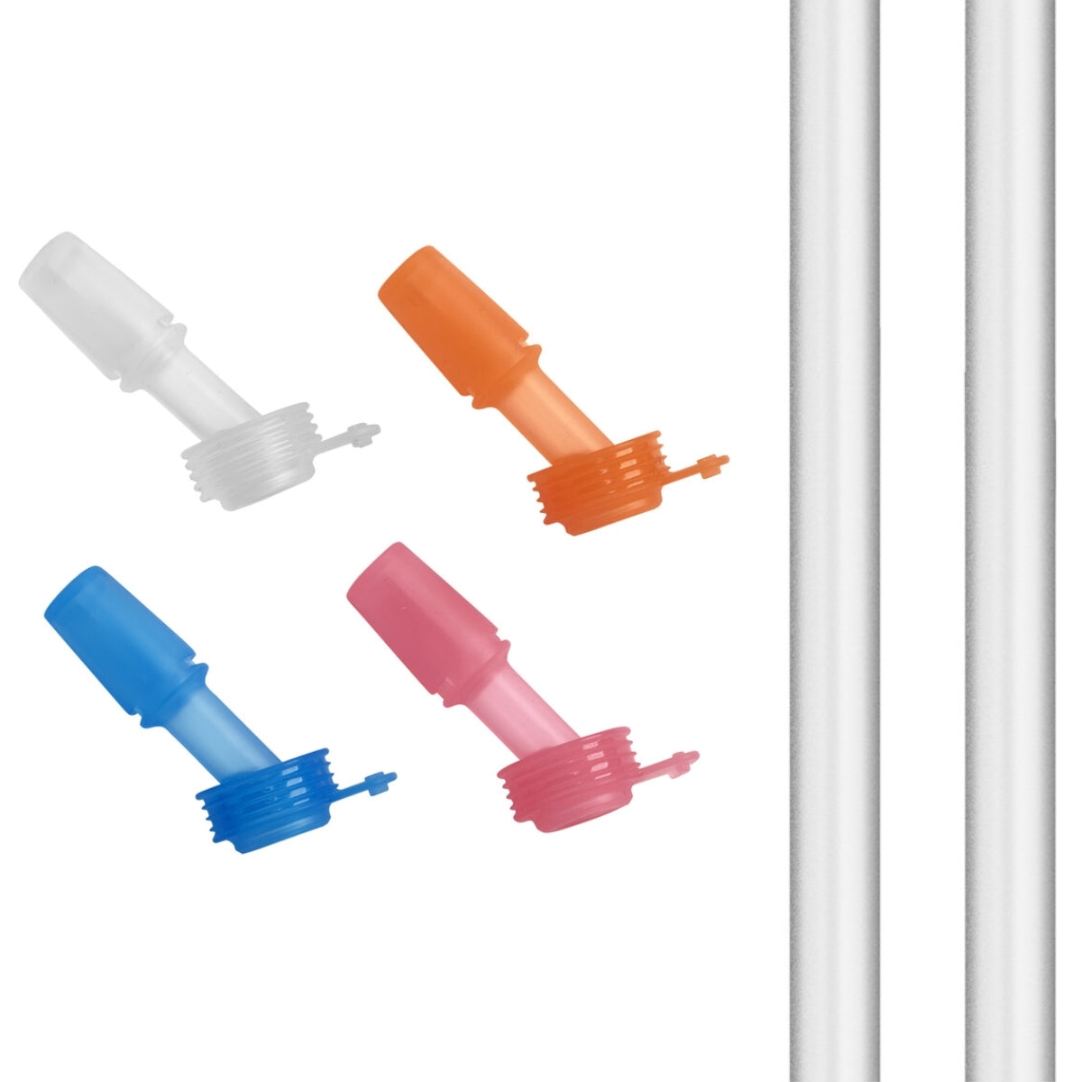 Ensemble valves et pailles Camelbak Eddy + Kids 4 valves et 2 pailles assorties