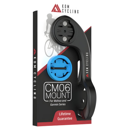 KOM CM06 Handlebar Mount for Garmin/Wahoo Black