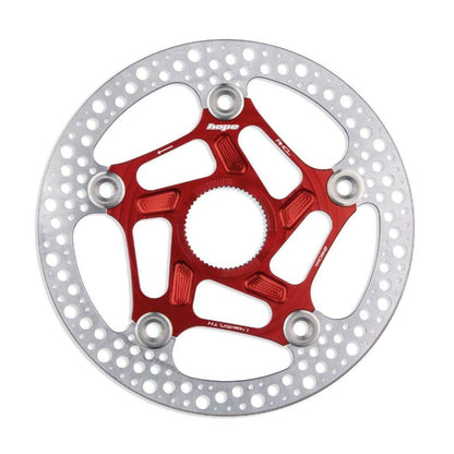 Hope Part Brake Rotor Floating Disc 160mm Center Lock Red