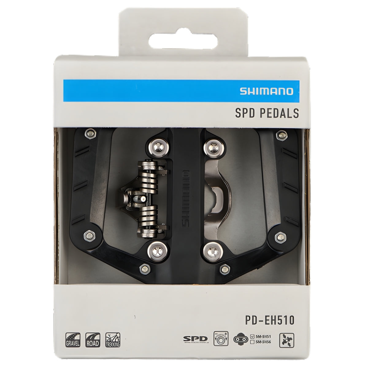 shimano spd and flat pedals Shimano PD-EH510 SPD Dual Platform Pedals – Bicycles Quilicot