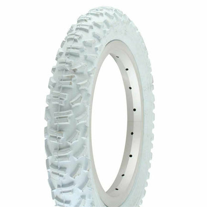 Pneu 12-1/2x2-1/4 vee rubber - rigide - 40psi - blanc