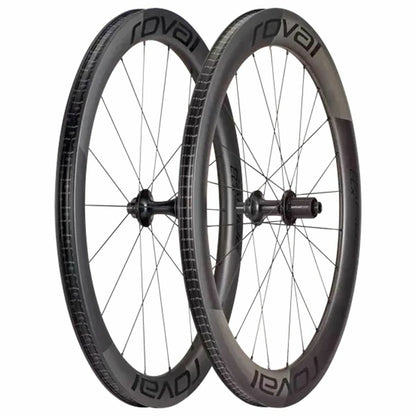 Roues Démonstrateur Roval Rapide CLX II disque tubeless HG carbone/noir paire avec pneus