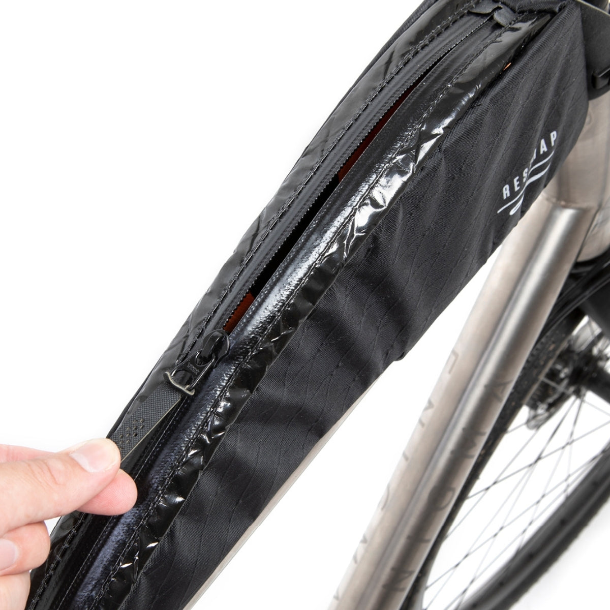 Restrap Race Top Tube V2 Top Tube Bag Black