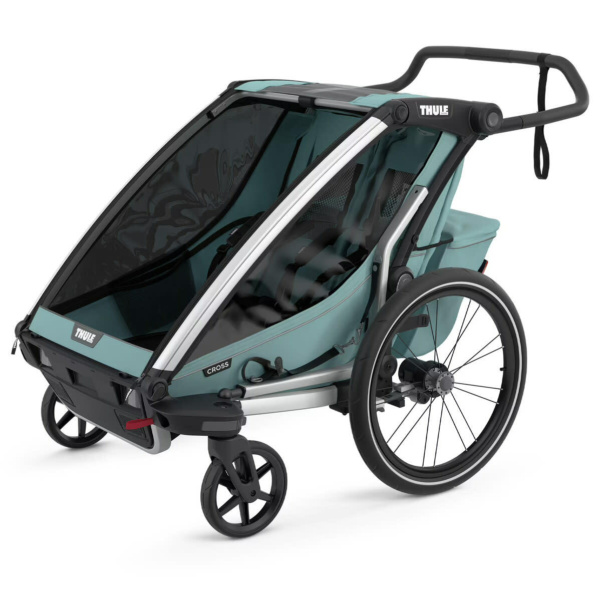 Thule Cross 2 Cart with Bike and Stroller Set Alaska