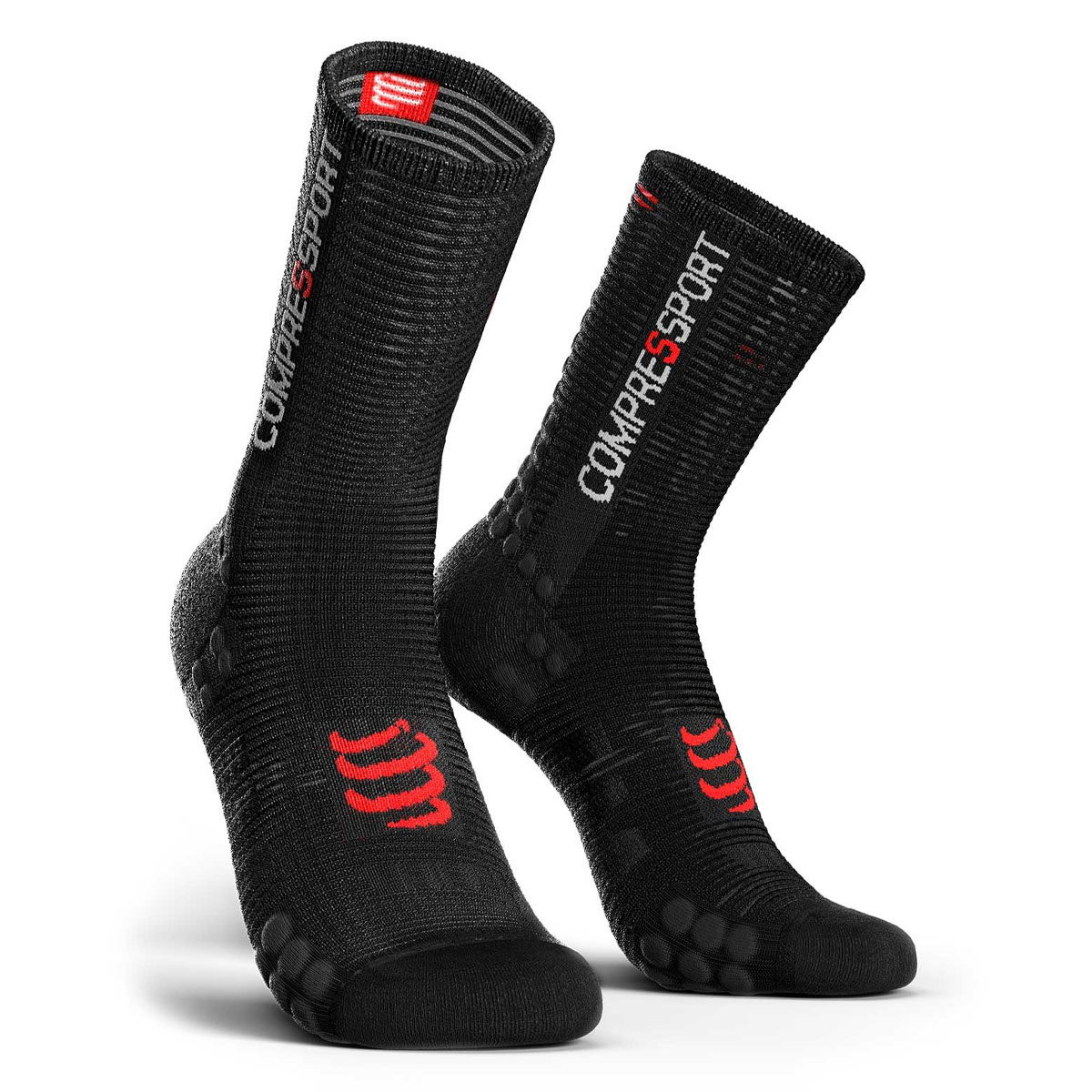 CHAUSSETTES COMPRESSPORT RACING V3 LONG VELO